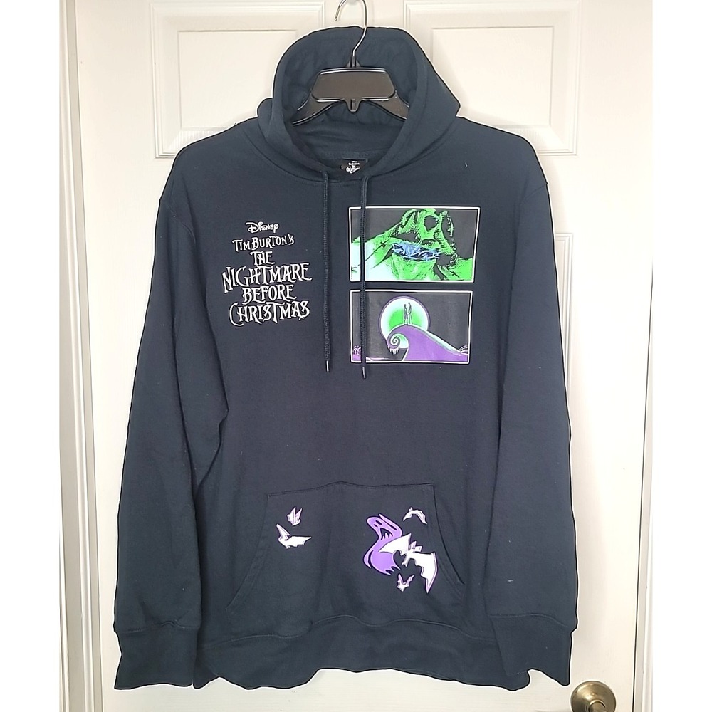 Disney The Nightmare Before Christmas Mad Engine 2X Hoodie Sweatshirt Jack